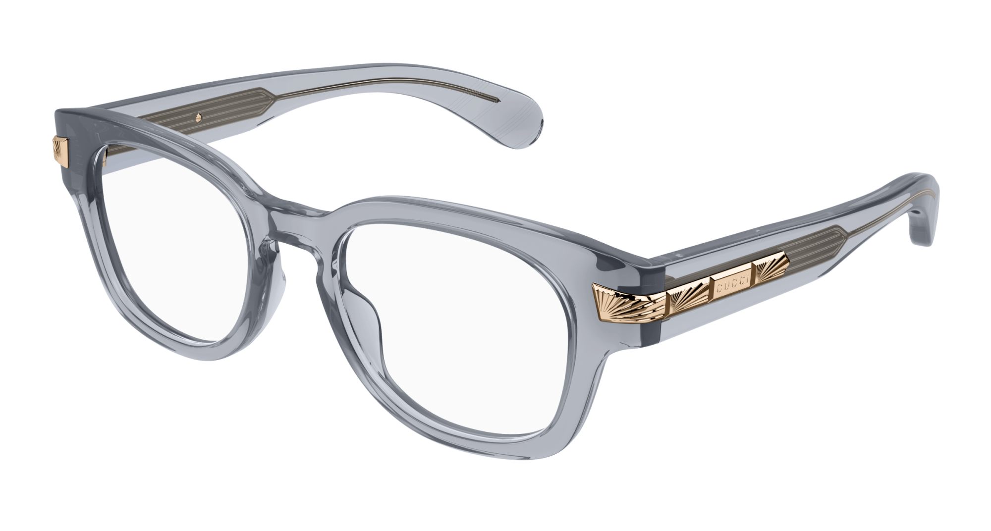 GUCCI - GG1518O 003 grey grey transparent