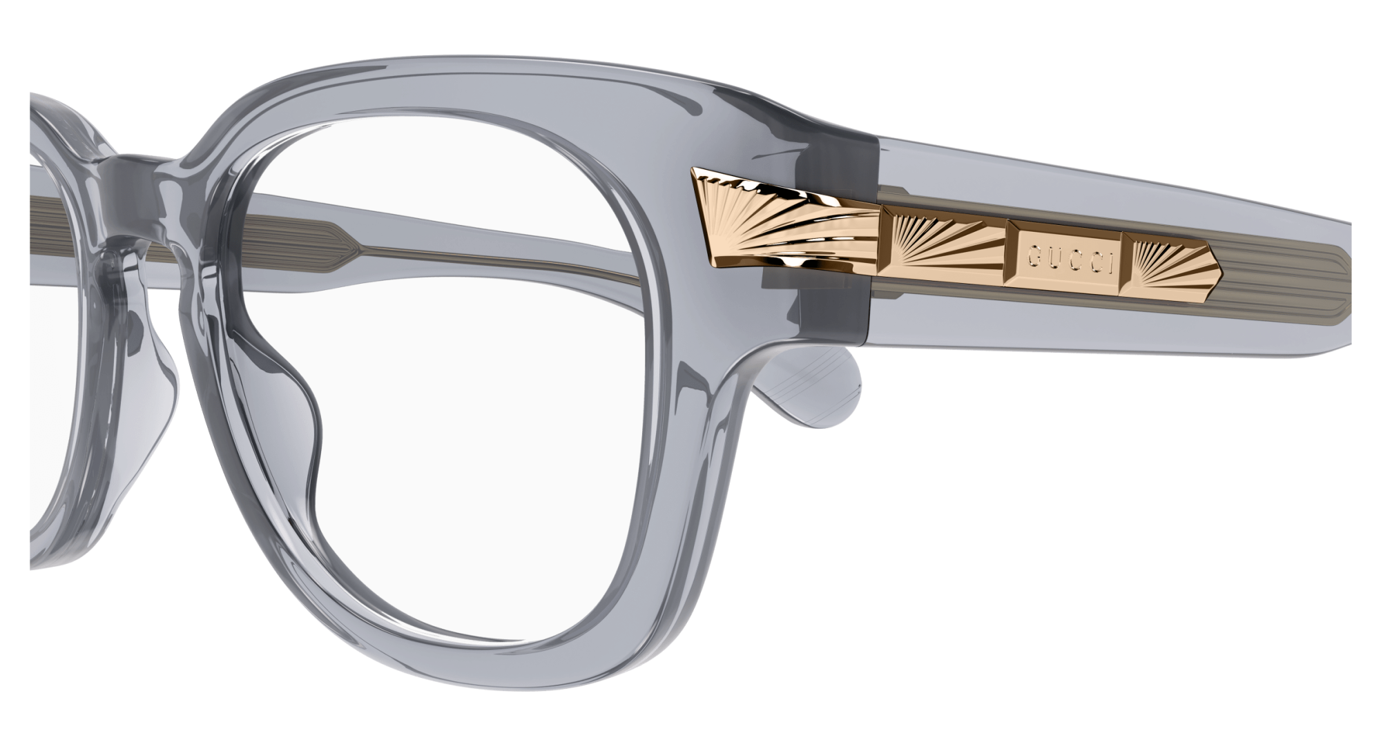 GUCCI - GG1518O 003 grey grey transparent