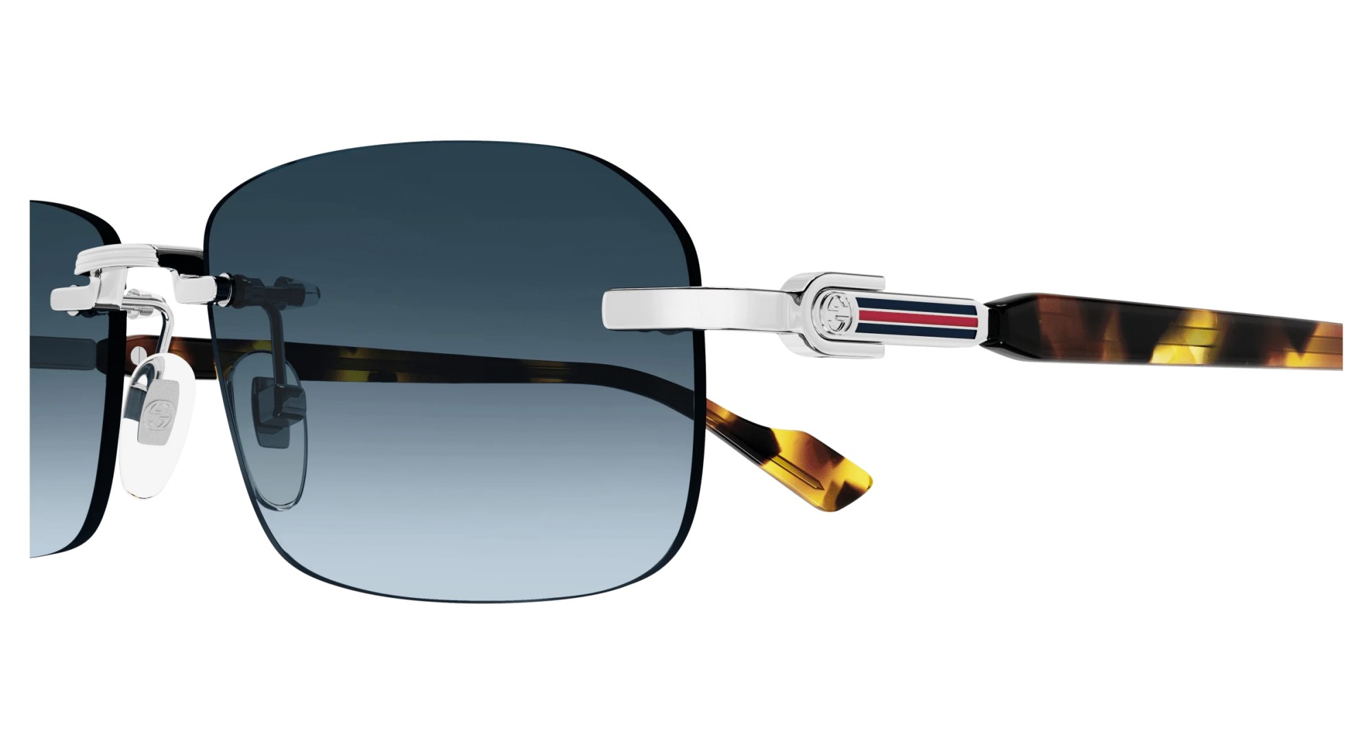 GUCCI - GG1221S 007 silver havana blue