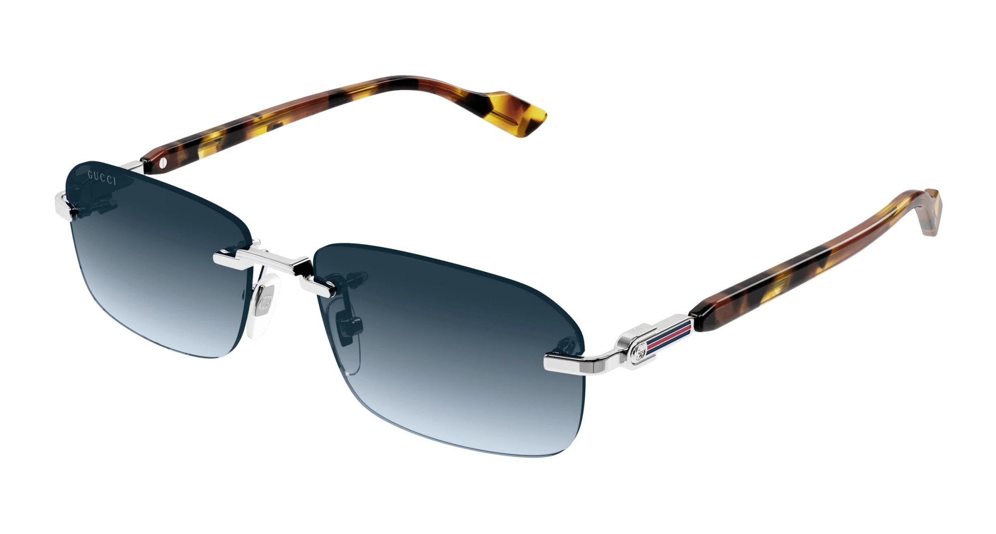 GUCCI - GG1221S 007 silver havana blue