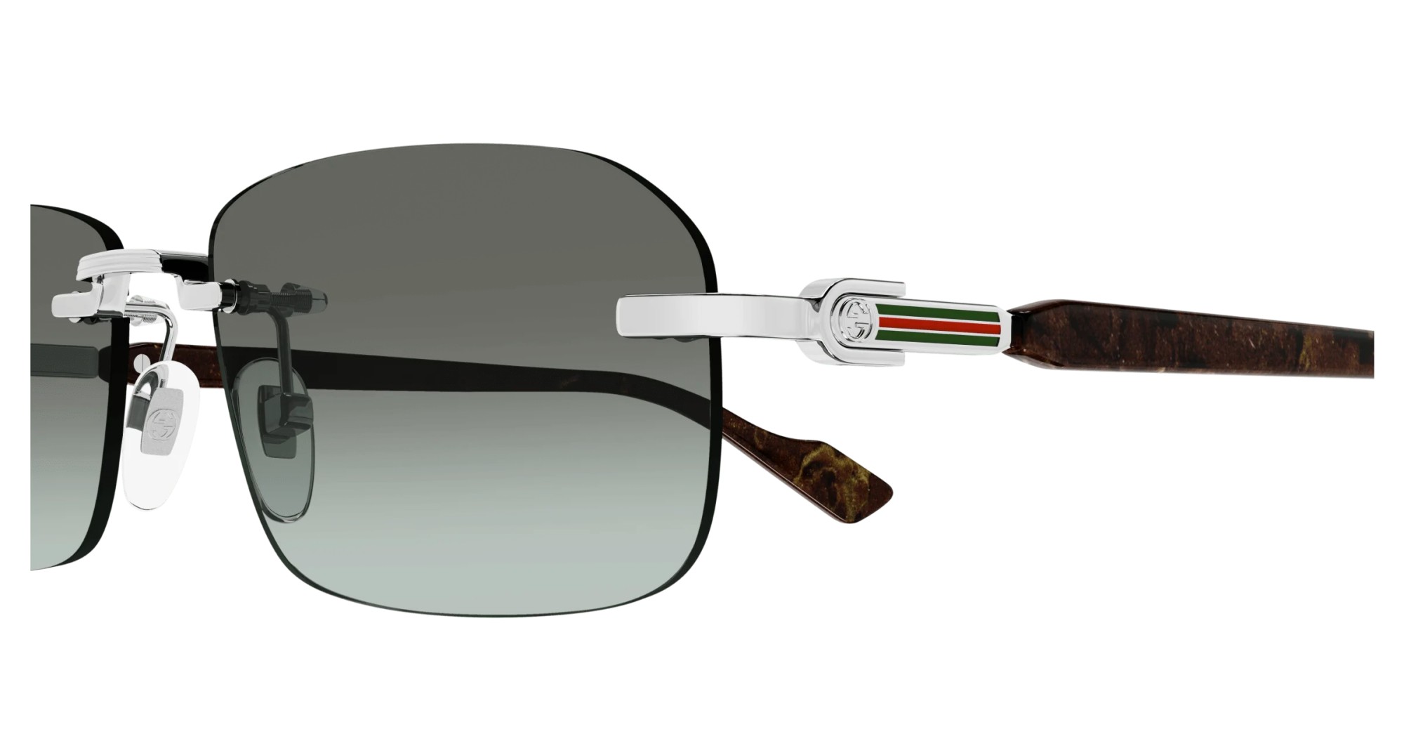 GUCCI - GG1221S 008 silver brown brown