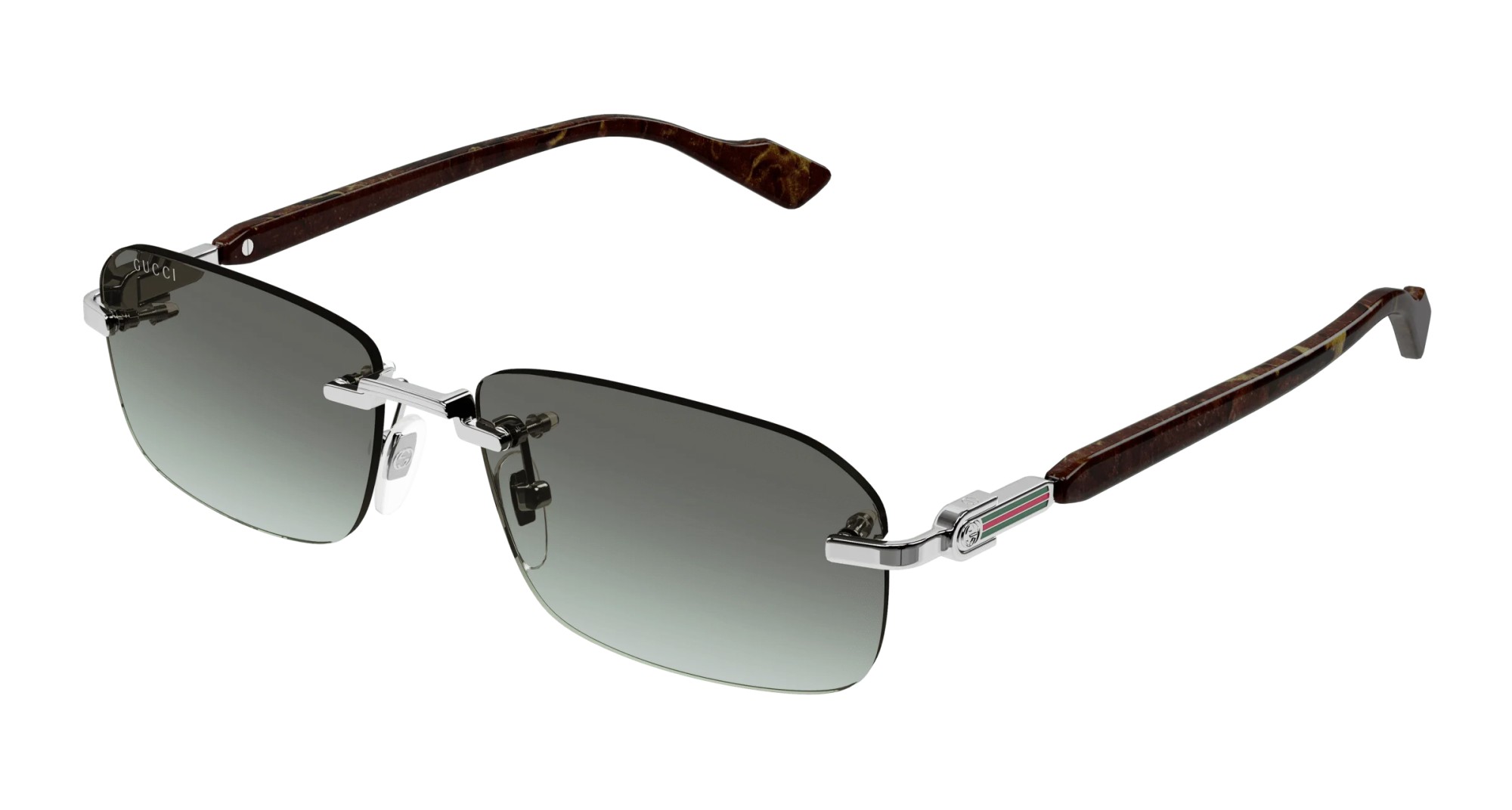 GUCCI - GG1221S 008 silver brown brown