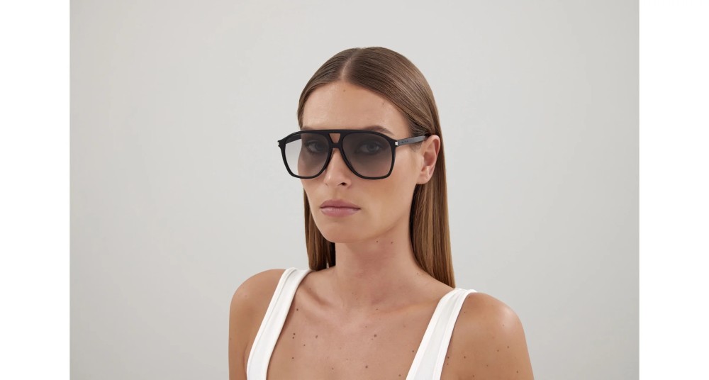Saint Laurent - SL 596 DUNE 006 black black grey