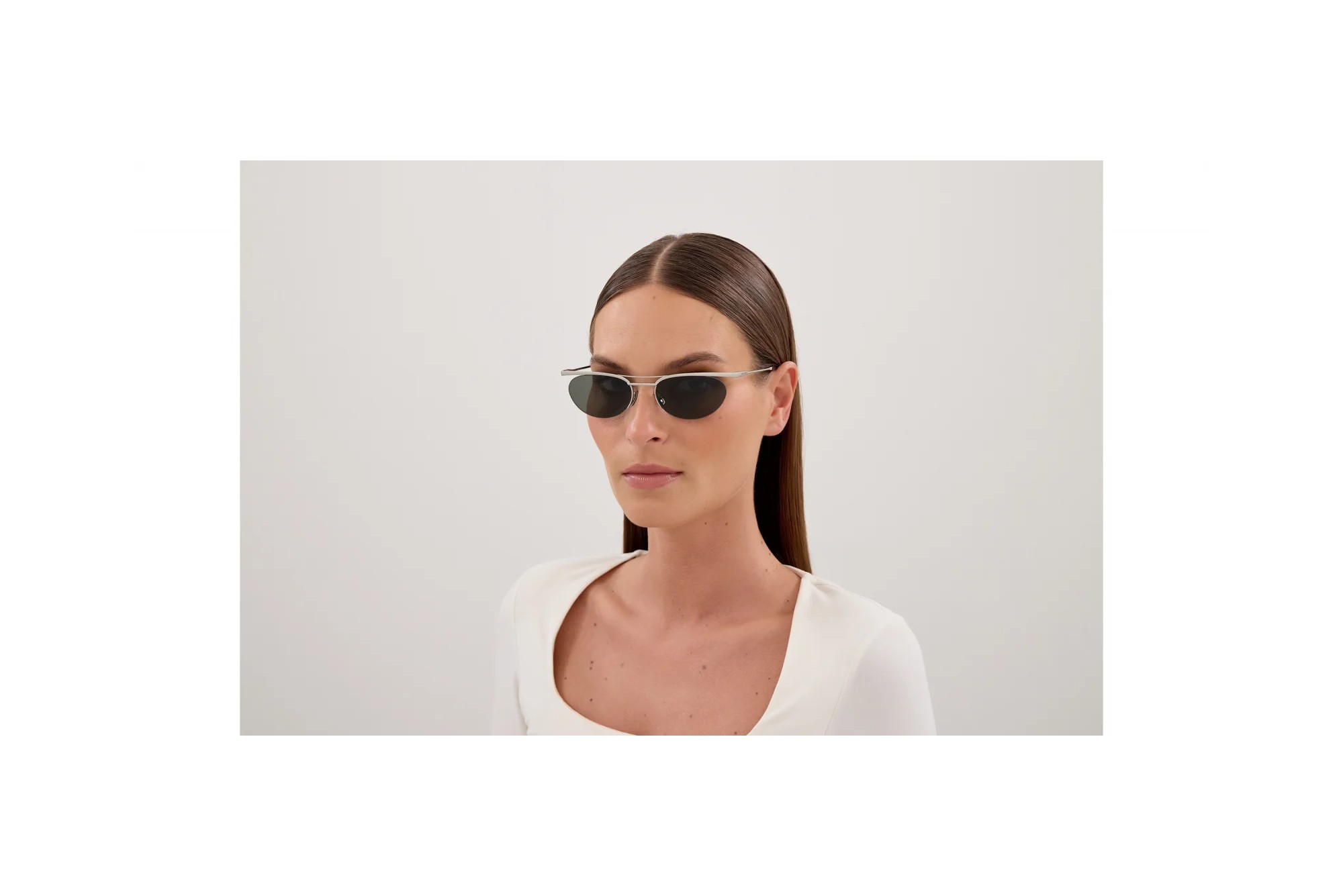 Saint Laurent - SL 862 002 silver silver grey
