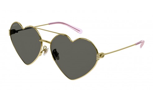 GUCCI - GG1283S 001 gold gold grey -...