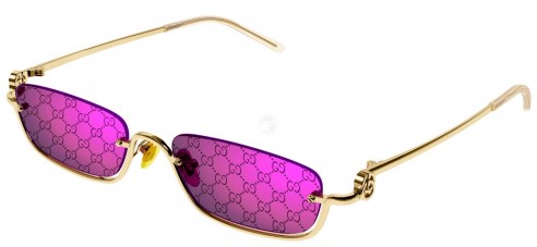 GUCCI - GG1278S 005 gold gold violet...