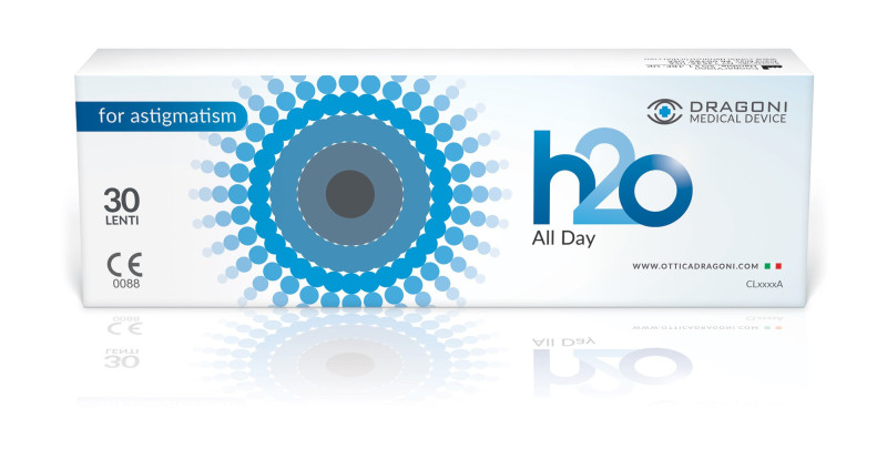 Lenti a contatto Toriche H2O All Day per astigmatismo - 30 lenti