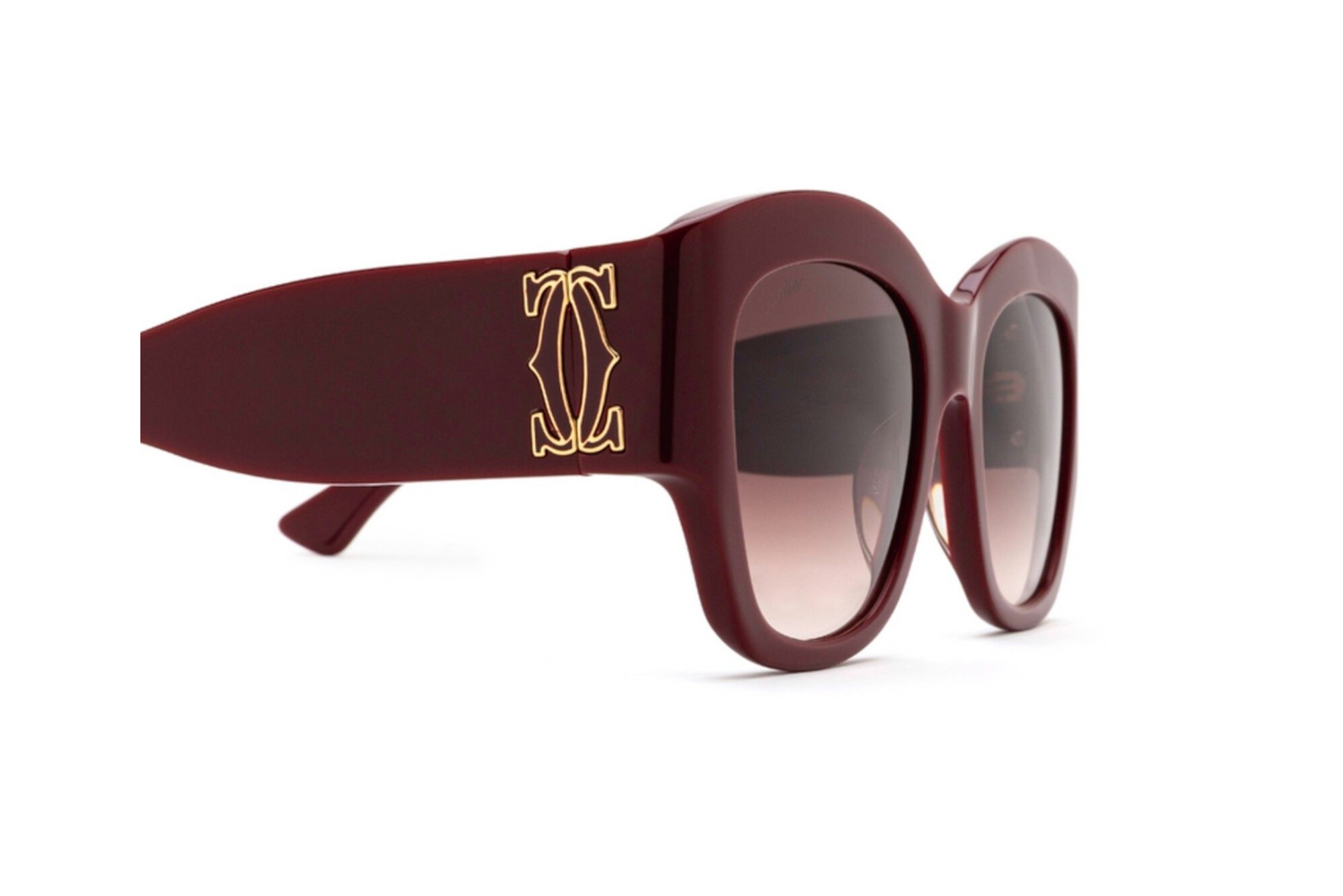 CARTIER - CT0304S 003 burgundy burgundy red